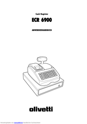Olivetti ECR6900 Handbuch
