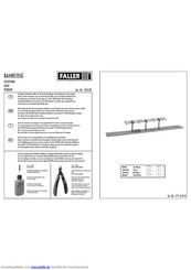 FALLER 120187 Montageanleitung