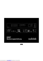Audiolab 8200t Bedienungsanleitung