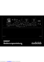 Audiolab 8200x7 Bedienungsanleitung
