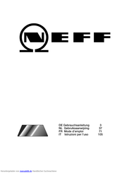 Neff t 4553 no Gebrauchsanleitung