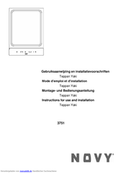 Novy 3751 Montageanleitung Und Bedienungsanleitung