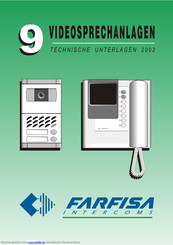FARFISA INTERCOMS Serie Mody Technisches Handbuch