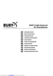 Bury Cradle Universal for Smartphones Kurzanleitung