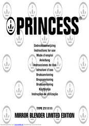 Princess Mirror Blender Limited Edition Anleitung