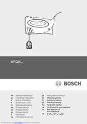 Bosch mfq3030 Gebrauchsanleitung