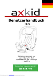 Axkid Mini Benutzerhandbuch