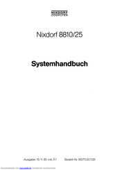 Nixdorf 8810/25 System Administration Handbuch