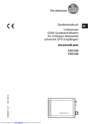 IFM Electronic CR3106 Handbuch