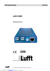 network Lufft I-BOX Betriebsanleitung