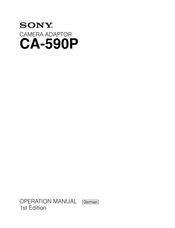 Sony CA-590P Handbuch