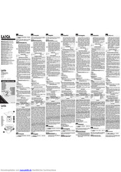 Laica LC08 Anleitung