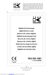 Kalorik TKG EKS 1001 Gebrauchsanleitung