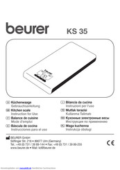 Beurer KS 35 Gebrauchsanleitung