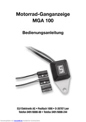 elv MGA 100 Bedienungsanleitung