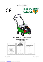 Billy Goat AE401H Benutzerhandbuch