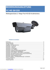 HD-SDI YC HD 28122S Bedienungsanleitung