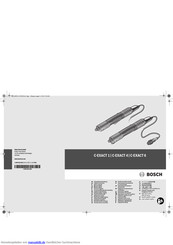 Bosch C-EXACT 1 Originalbetriebsanleitung