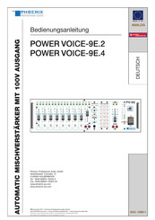 Phoenix Voice-9E.4 Bedienungsanleitung