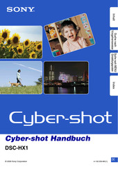 Sony cyber-shot dsc-hx1 Handbuch