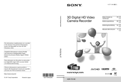 Sony Handycam HDR-TD10E Bedienungsanleitung