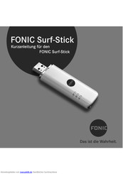 Fonic Surf-Stick Kurzanleitung