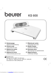 Beurer KS 600 Gebrauchsanweisung