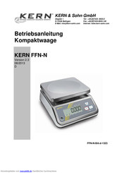 KERN FFN 25K10IPM Betriebsanleitung
