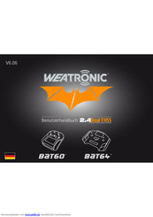 Weatronic BAT64 Benutzerhandbuch