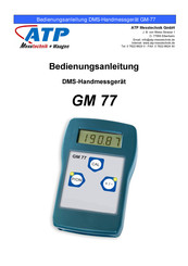 ATP Electronics GM 77 Bedienungsanleitung