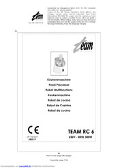 Team rc 6 Gebrauchsanleitung