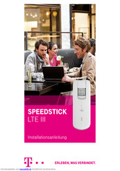 T-Mobile Speedstick LTE III Installationsanleitung