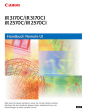 Canon iR3170Ci Handbuch