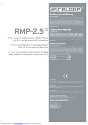 Reloop RMP-2.5 Alpha Bedienungsanleitung