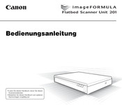 Canon imageFORMULA Unit 201 Bedienungsanleitung
