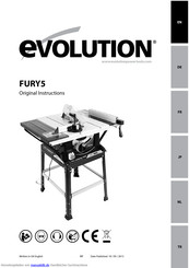 Evolution Fury 5 Originalbetriebsanleitung