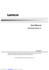Lenco TFT-351 Benutzerhandbuch