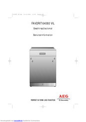 AEG FAVORIT 64080 VIL Benutzerinformation