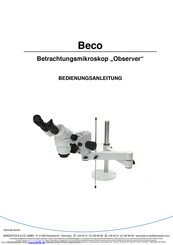 Beco Observer Bedienungsanleitung