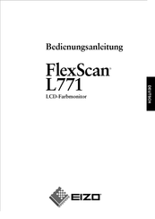 Eizo FlexScan L771 Bedienungsanleitung