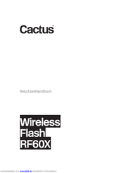 Cactus RF60X Benutzerhandbuch