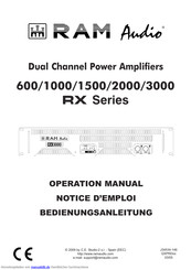 RAM RX-1500 Bedienungsanleitung