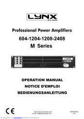 Lynx M-1208 Bedienungsanleitung