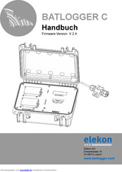 Elekon BATLOGGER C Handbuch