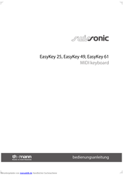 swissonic EasyKey 25 Bedienungsanleitung