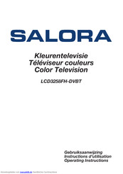 Salora LCD3258FH-DVBT Bedienungsanleitung