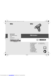 Bosch PSR 10,8 LI Originalbetriebsanleitung