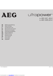 AEG Li-60 ultrapower Bedienungsanleitung