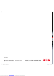 Aeg-electrolux avc 1171 viva control power trio Gebrauchsanweisung