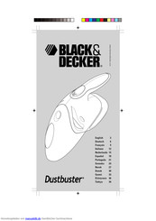 Black & Decker v2403 dustbuster Handbuch
